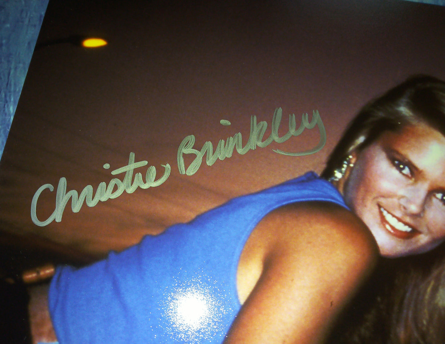 Christie Brinkley Hand Signed Autograph 11x14 Photo COA + JSA