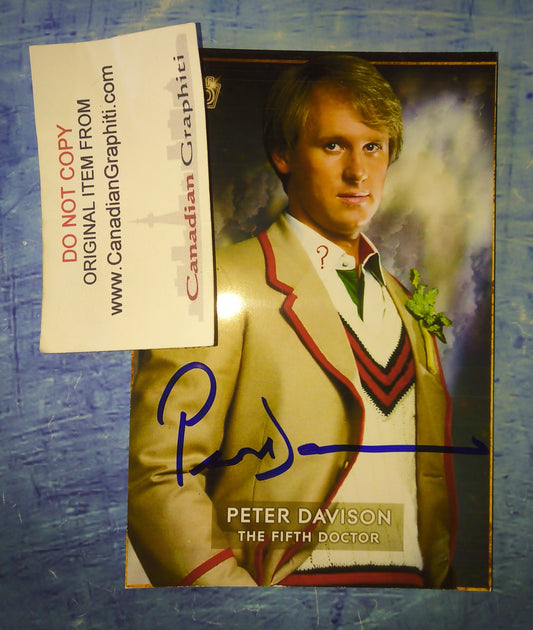 Peter Davison Hand Signed Autograph Photo COA Doctor Who