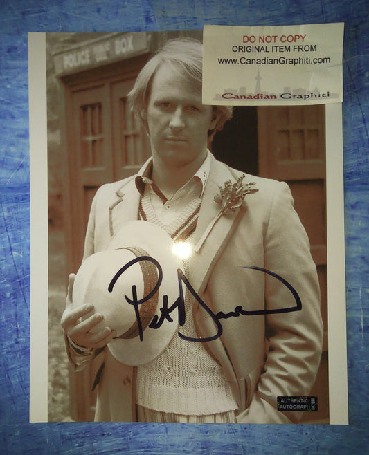 Peter Davison Hand Signed Autograph 8x10 Photo COA Doctor Who