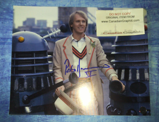 Peter Davison Hand Signed Autograph 8x10 Photo COA Doctor Who