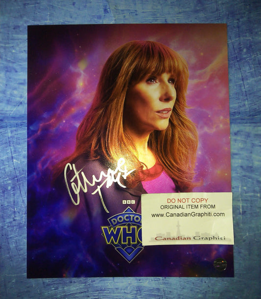 Catherine Tate Hand Signed Autograph 8x10 Photo COA Doctor Who