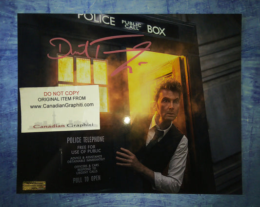 David Tennant Hand Signed Autograph 8x10 Photo COA Doctor Who