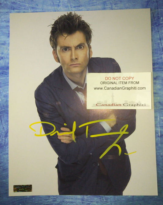 David Tennant Hand Signed Autograph 8x10 Photo COA Doctor Who