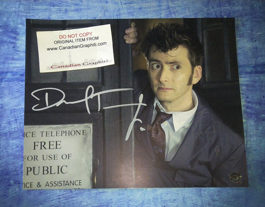 David Tennant Hand Signed Autograph 8x10 Photo COA Doctor Who