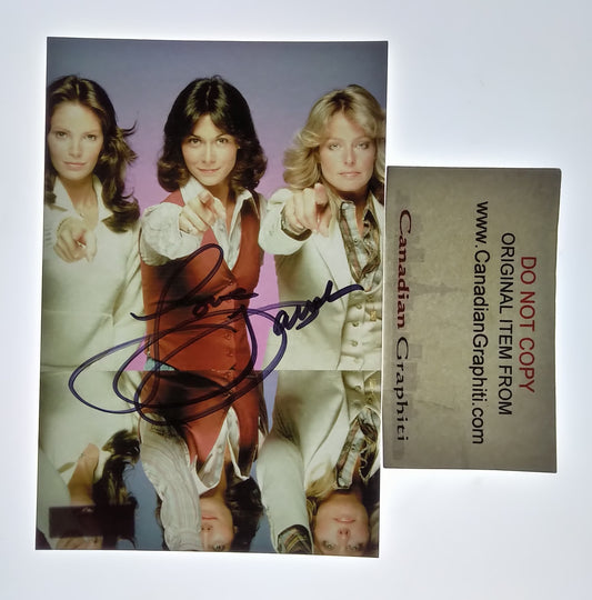 Farrah Fawcett Hand Signed Autograph Photo COA Charlie's Angels