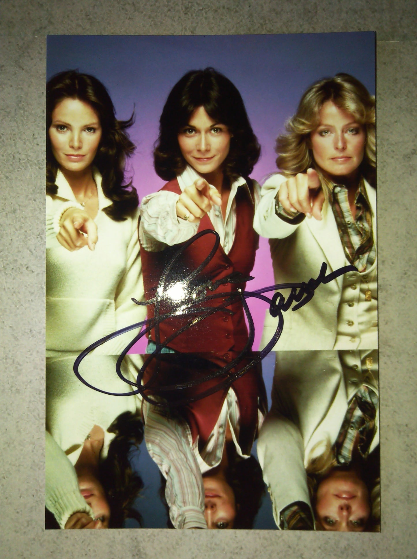 Farrah Fawcett Hand Signed Autograph Photo COA Charlie's Angels