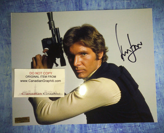 Harrison Ford Hand Signed Autograph 8x10 Photo COA Star Wars