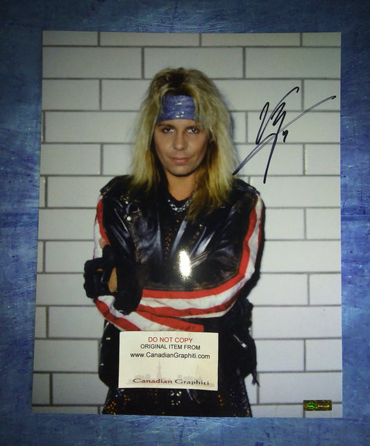 Vince Neil Hand Signed Autograph 11x14 Photo COA Motley Crue