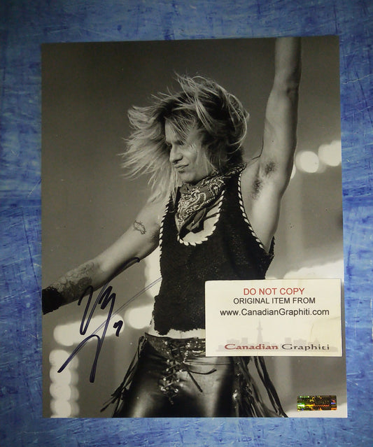 Vince Neil Hand Signed Autograph 8x10 Photo COA Motley Crue
