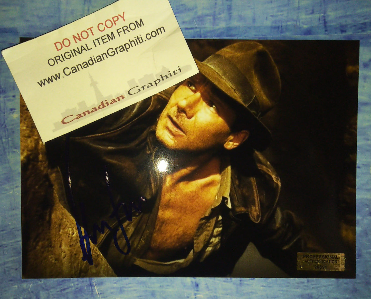 Harrison Ford Hand Signed Autograph 8x10 Photo COA Indiana Jones