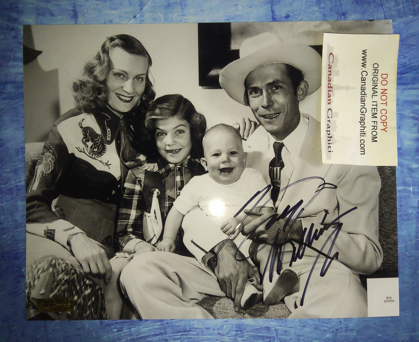 Hank Williams Jr Hand Signed Autograph 8x10 Photo COA