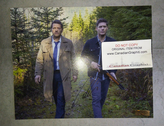 Misha Collins Hand Signed Autograph 8x10 Photo COA