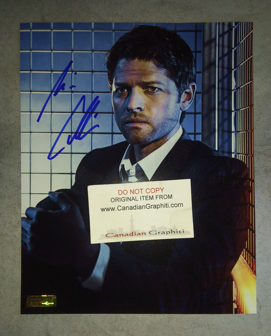 Misha Collins Hand Signed Autograph 8x10 Photo COA