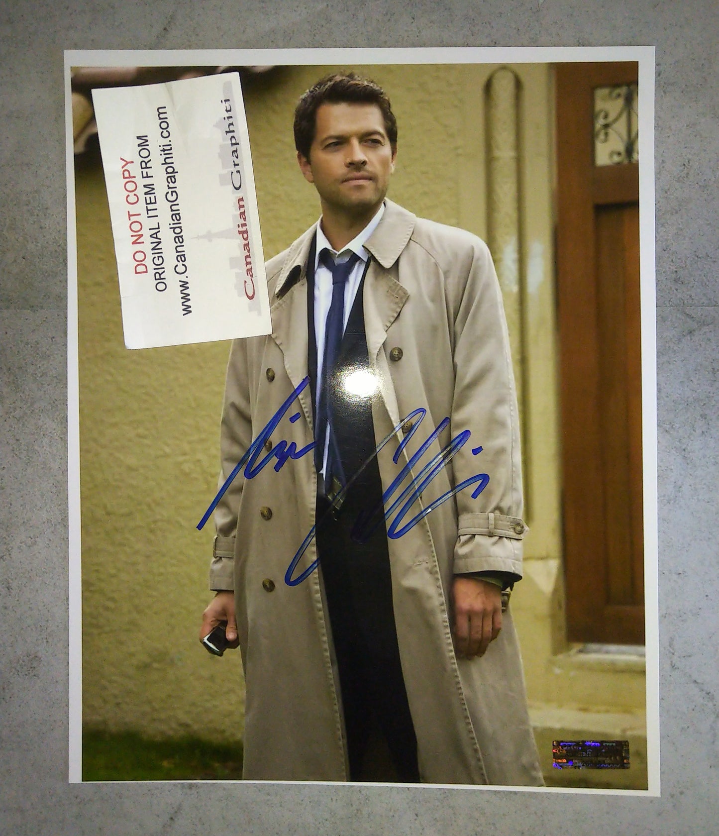 Misha Collins Hand Signed Autograph 8x10 Photo COA