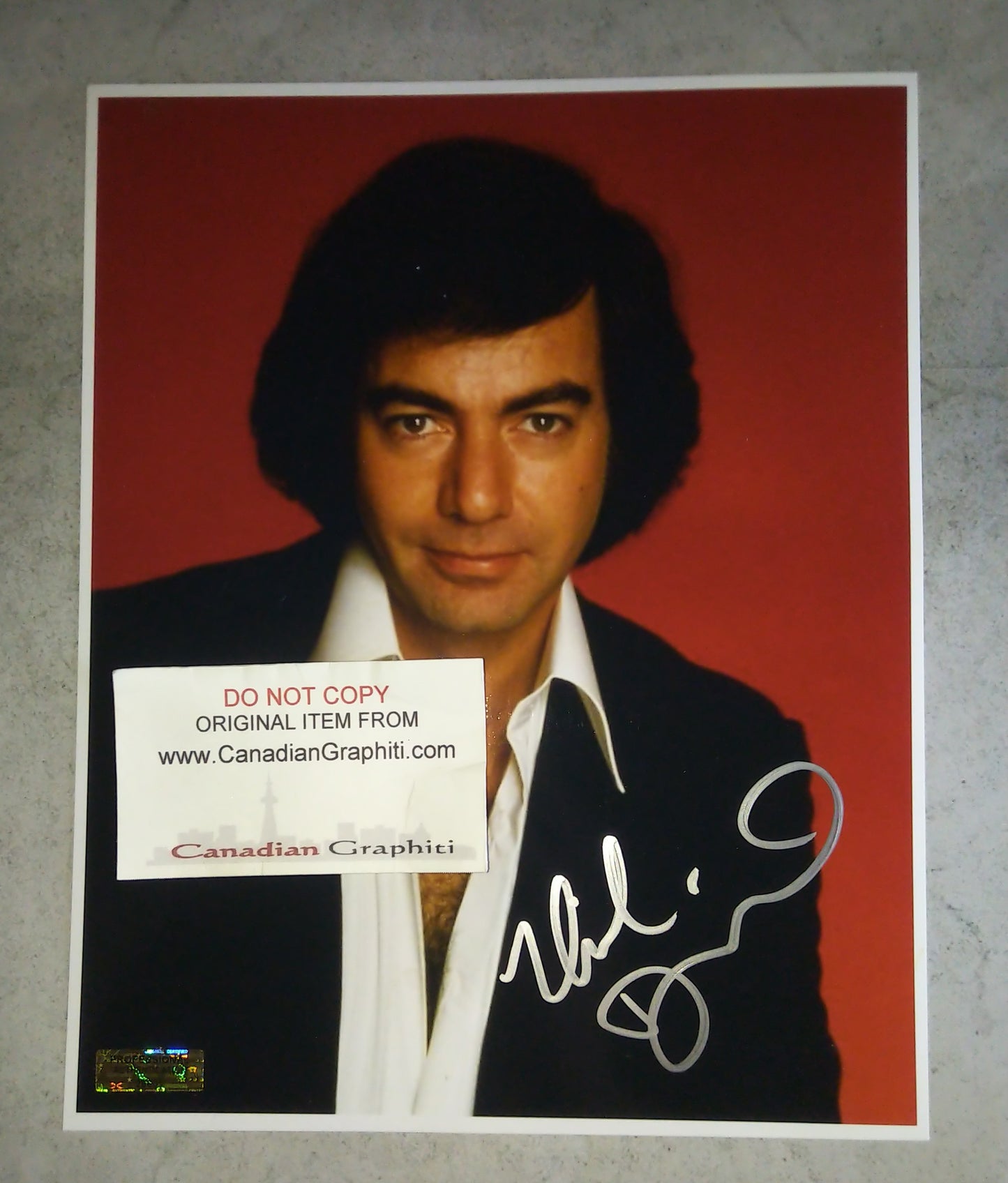 Neil Diamond Hand Signed Autograph 8x10 Photo COA