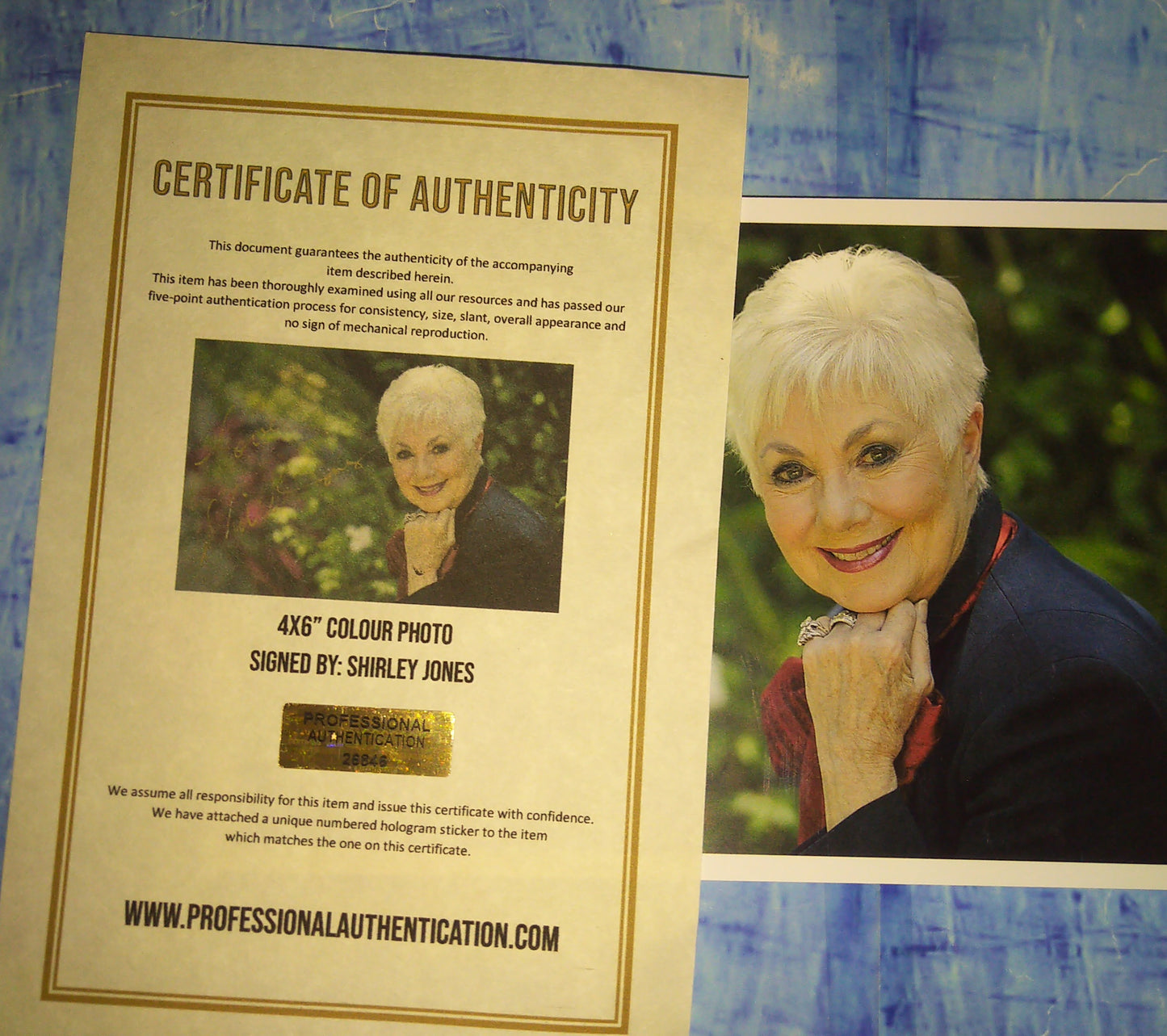 Shirley Jones Hand Signed Autograph Photo COA