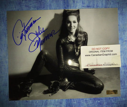 Julie Newmar Hand Signed Autograph 8x10 Photo COA Catwoman