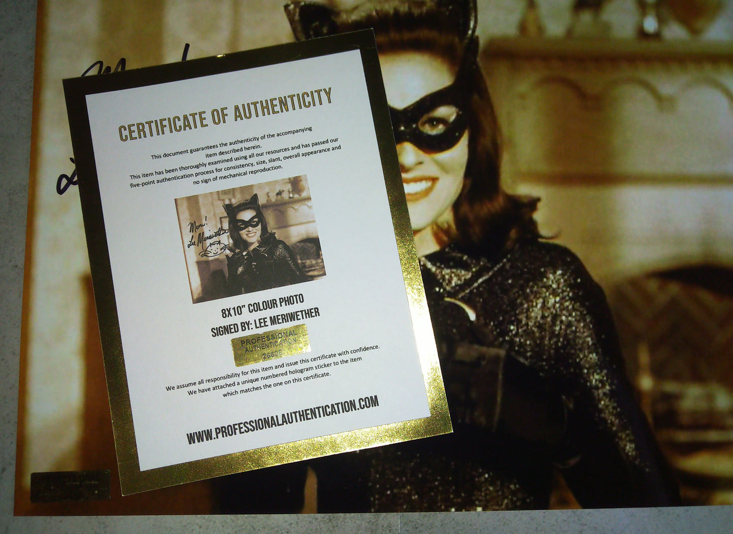 Lee Meriwether Hand Signed Autograph 8x10 Photo COA Catwoman