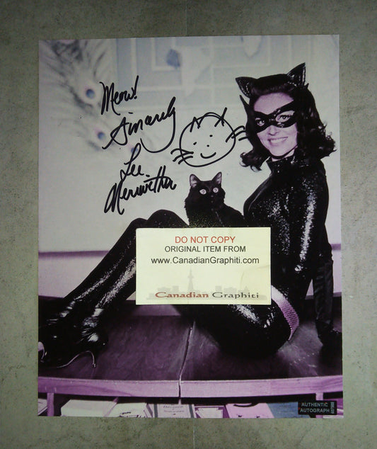 Lee Meriwether Hand Signed Autograph 8x10 Photo COA Catwoman