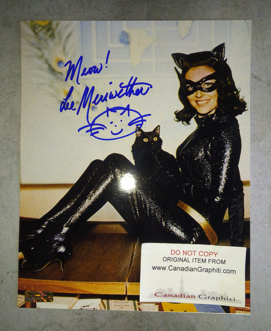 Lee Meriwether Hand Signed Autograph 8x10 Photo COA Catwoman