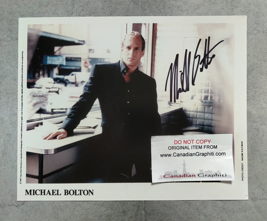 Michael Bolton Hand Signed Autograph 8x10 Photo COA