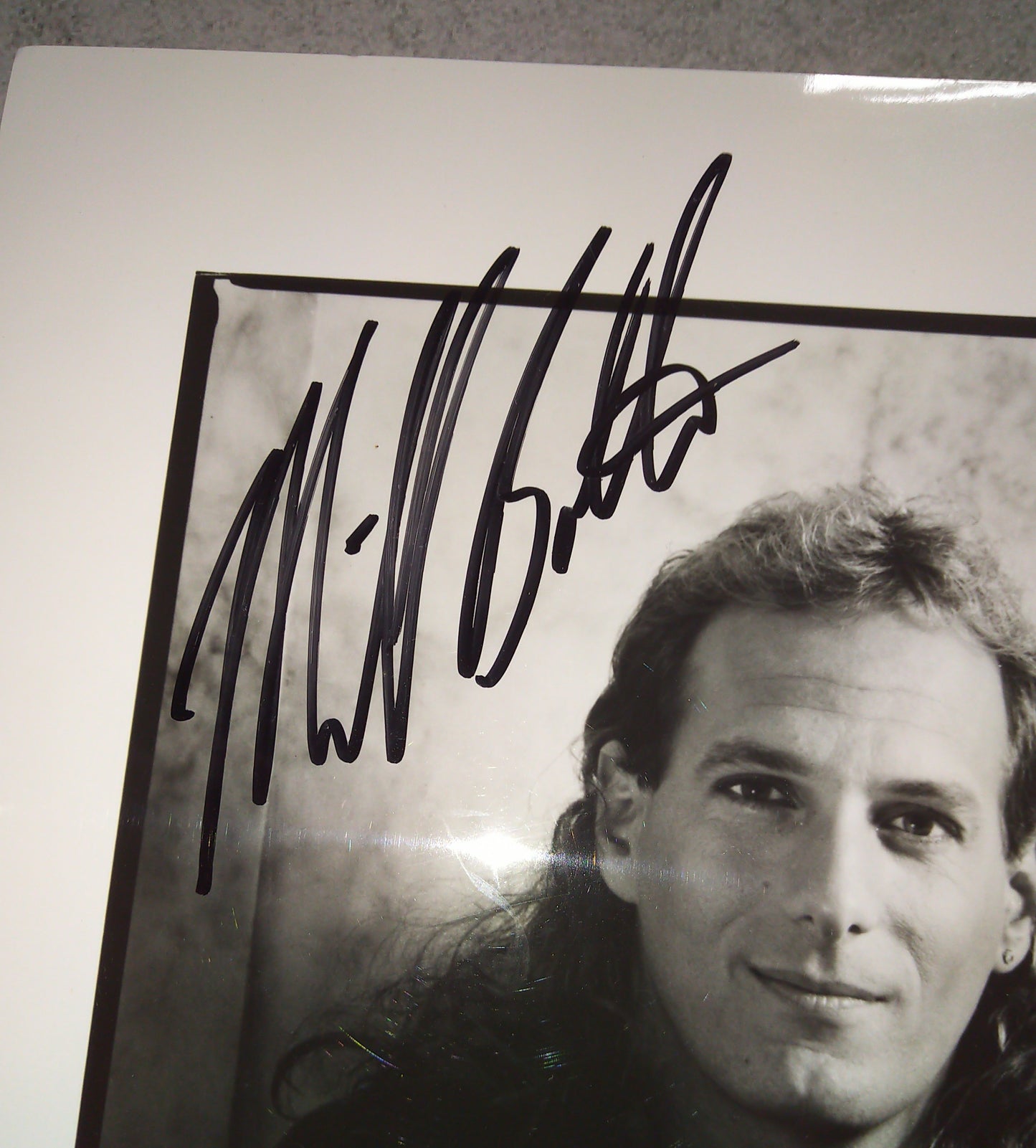 Michael Bolton Hand Signed Autograph 8x10 Photo JSA COA