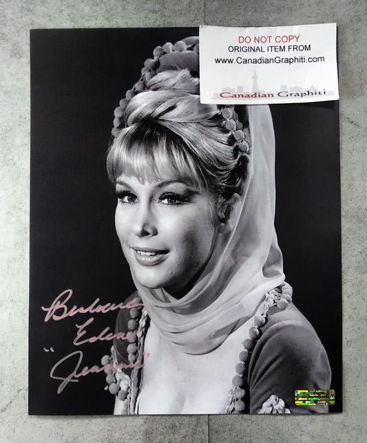 Barbara Eden Hand Signed Autograph 8x10 Photo COA I Dream Of Jeannie