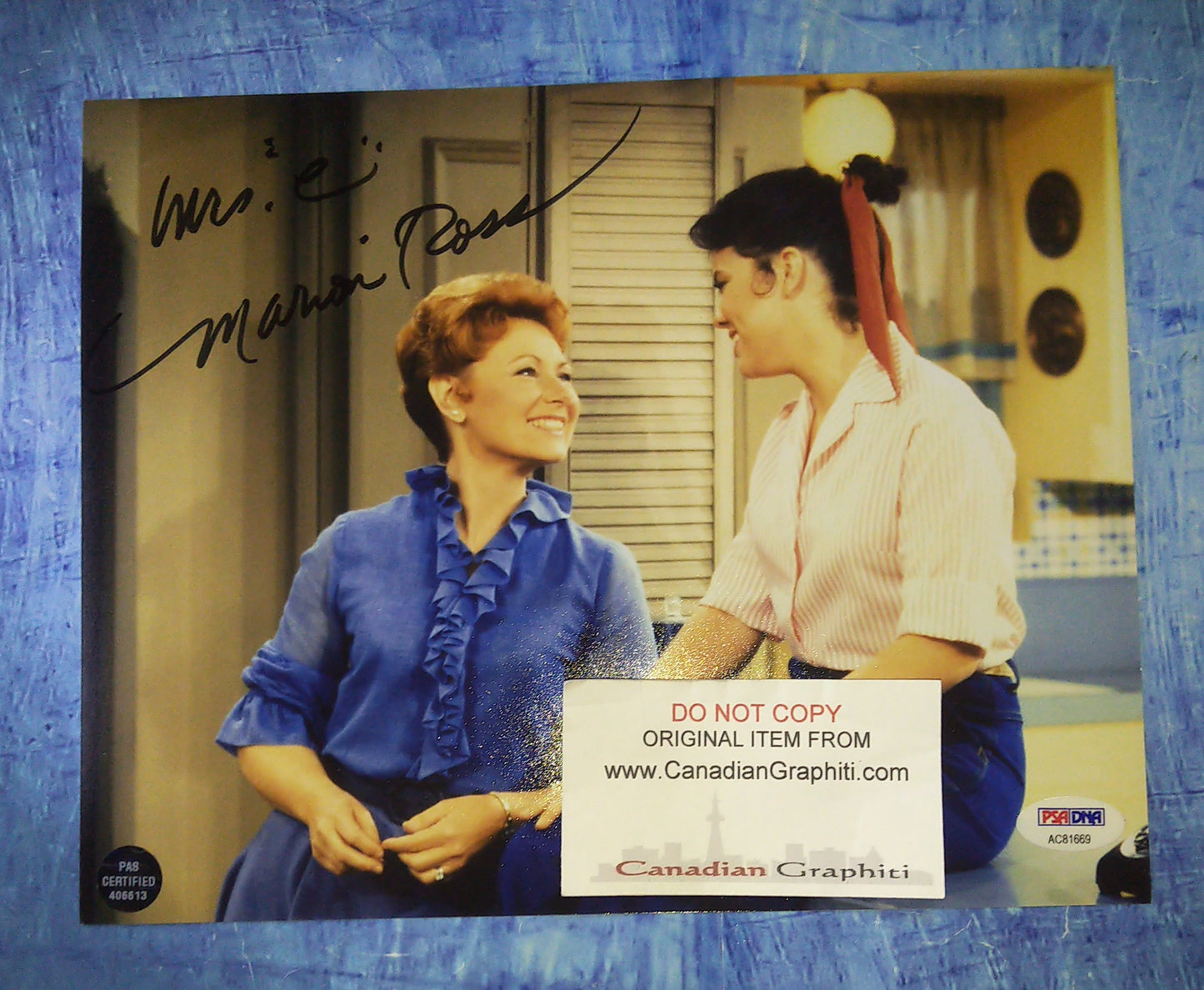Marion Ross Hand Signed Autograph 8x10 Photo COA + PSA Happy Days