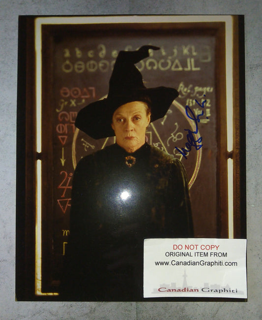 Maggie Smith Hand Signed Autograph 8x10 Photo BAS COA Harry Potter