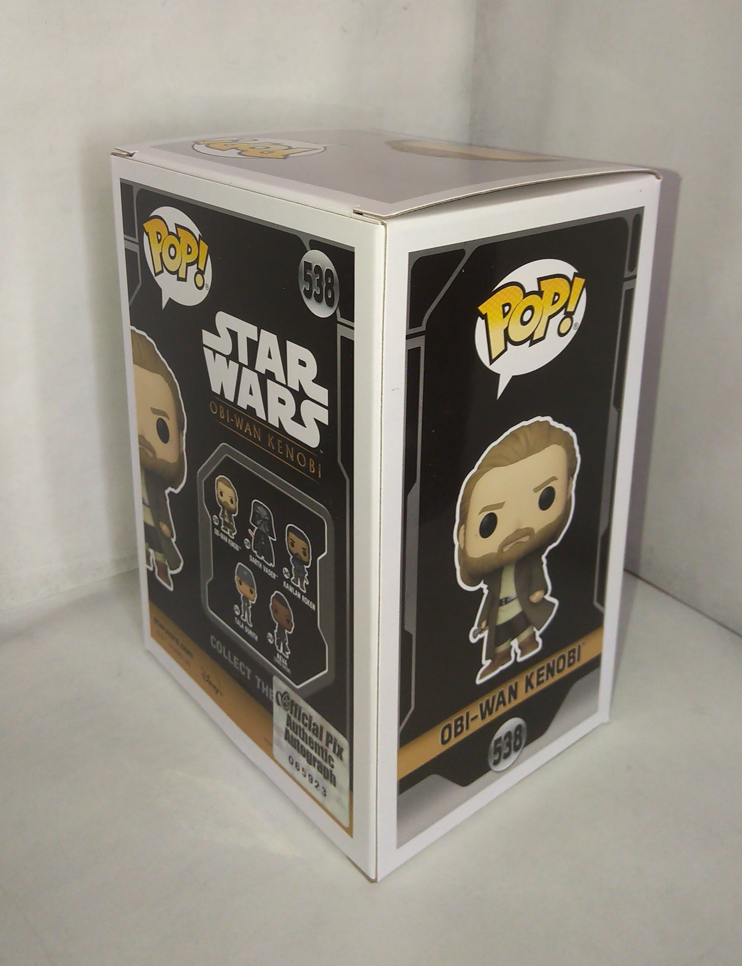 Ewan McGregor Hand Signed Autograph Obi-wan Kenobi Funko Pop COA Star Wars