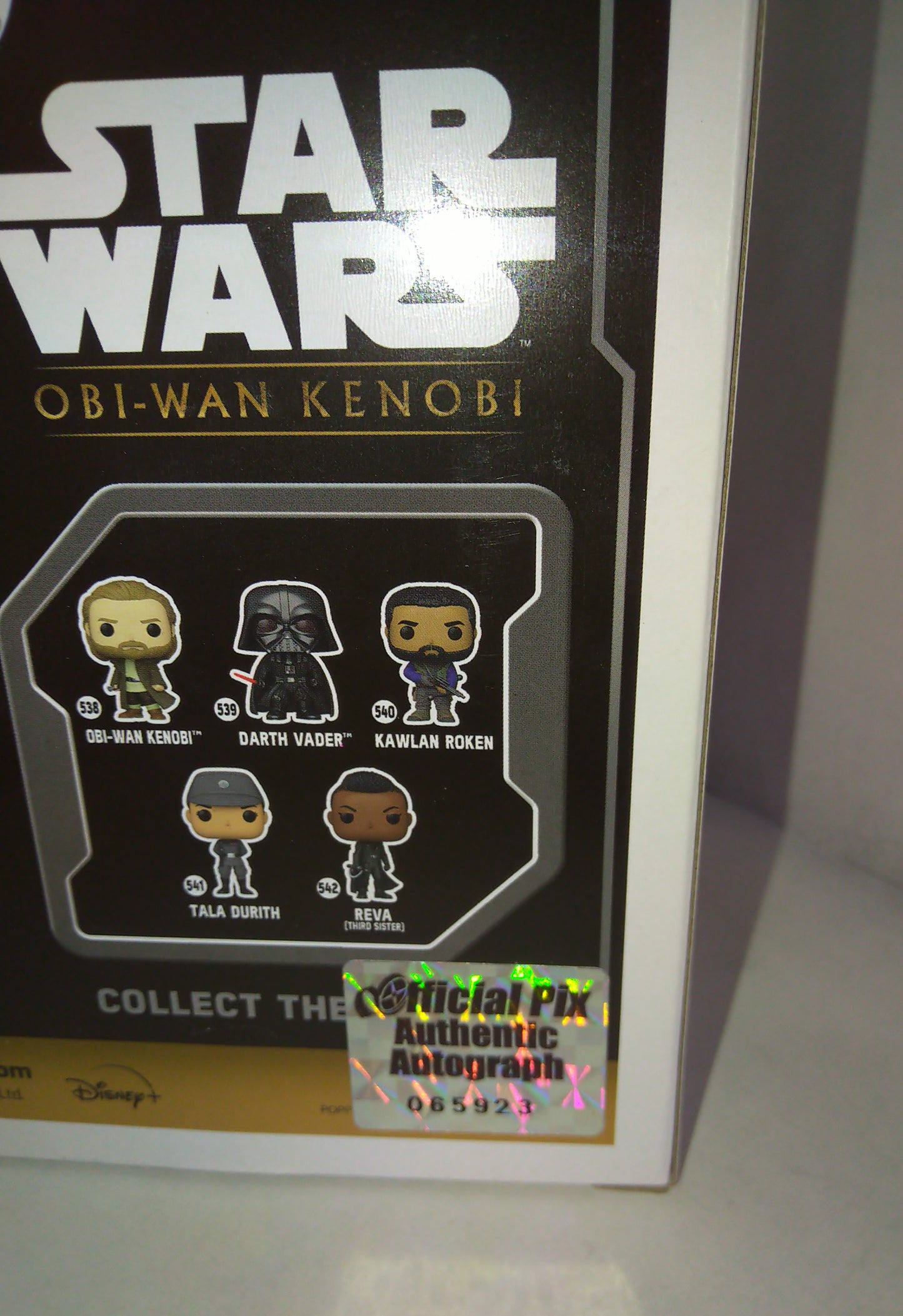 Ewan McGregor Hand Signed Autograph Obi-wan Kenobi Funko Pop COA Star Wars