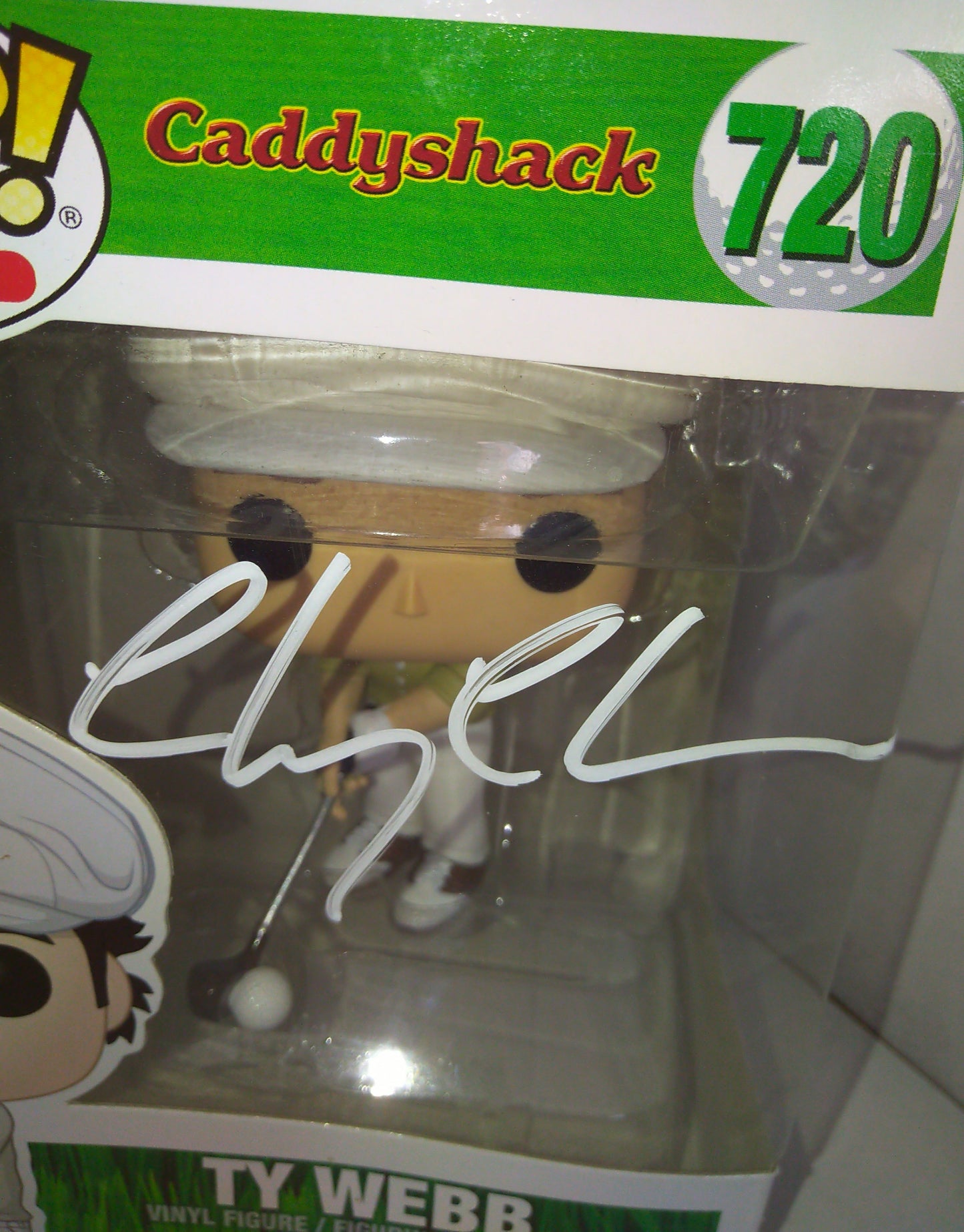 Chevy Chase Hand Signed Autograph Caddyshack Funko Pop COA