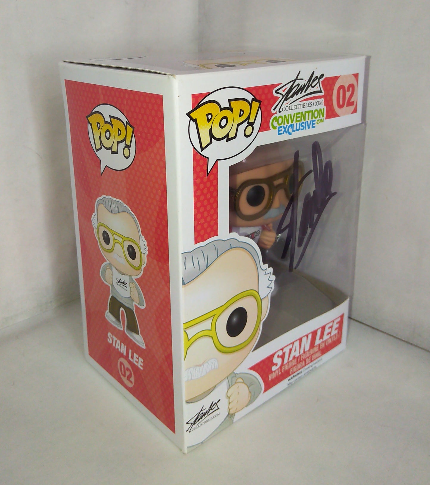 Stan Lee Hand Signed Autograph Convention Exclusive Funko Pop COA Fan Expo Canada