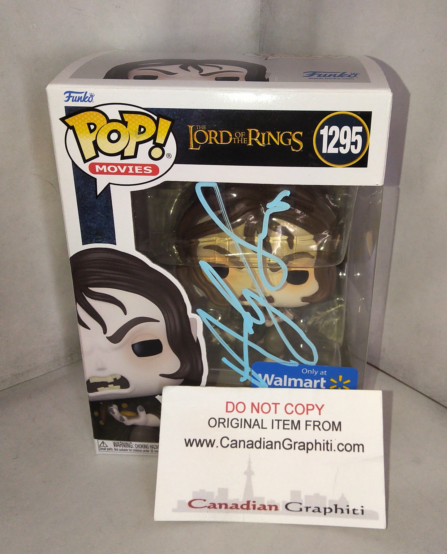 Andy Serkis Hand Signed Autograph Lord Of The Rings Funko Pop COA