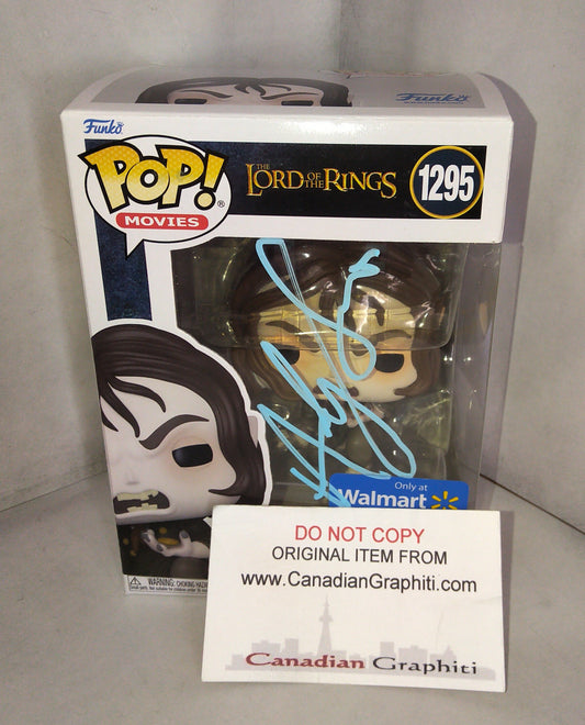 Andy Serkis Hand Signed Autograph Lord Of The Rings Funko Pop COA