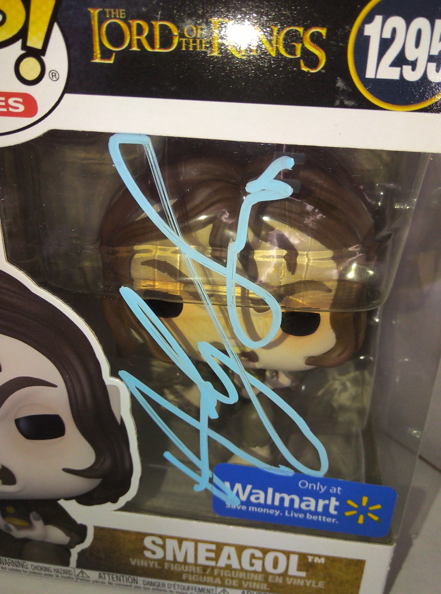 Andy Serkis Hand Signed Autograph Lord Of The Rings Funko Pop COA