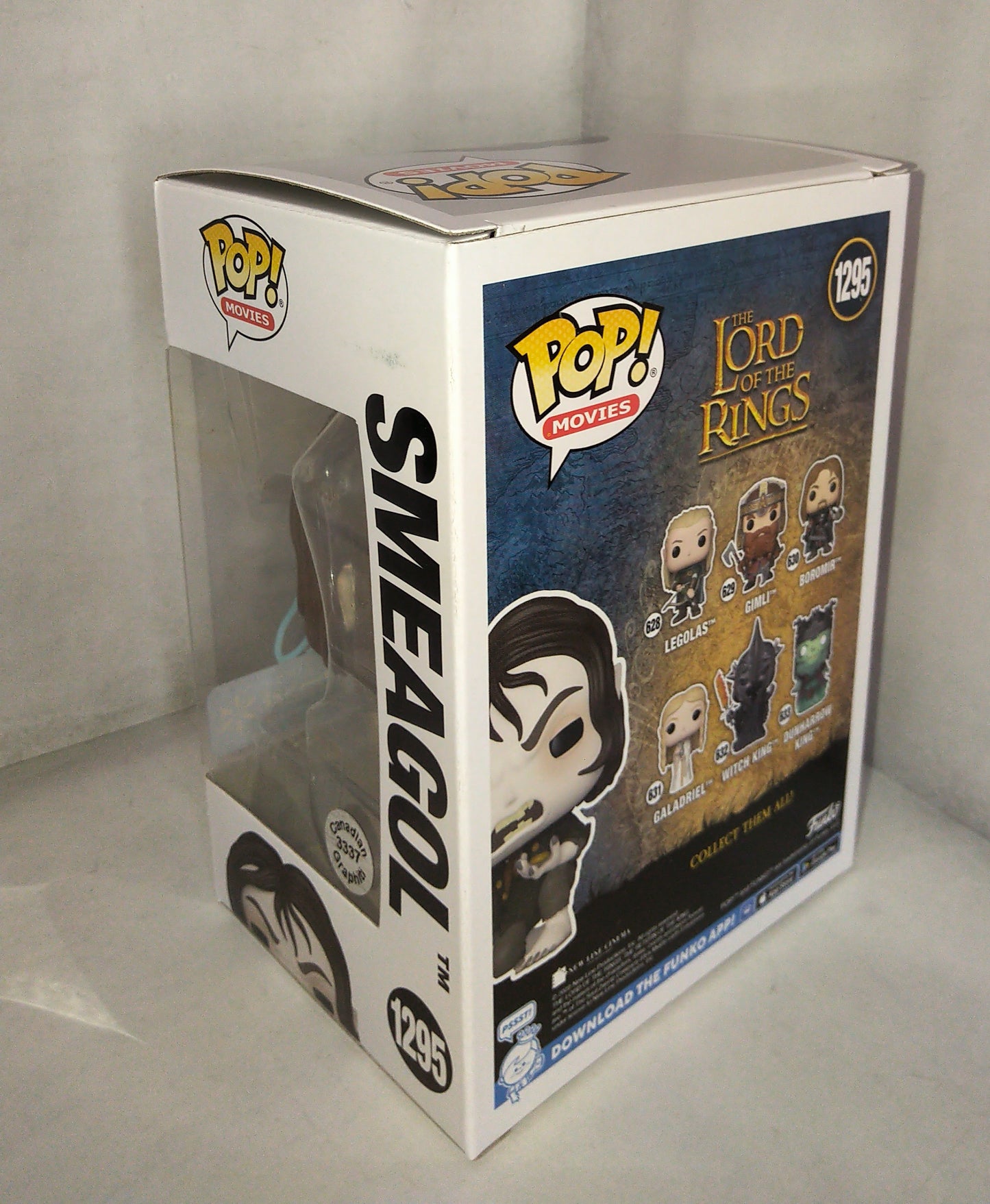 Andy Serkis Hand Signed Autograph Lord Of The Rings Funko Pop COA