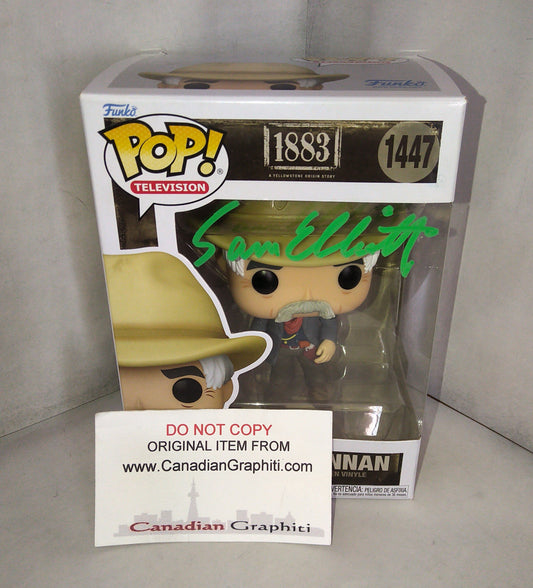 Sam Elliott Hand Signed Autograph Yellowstone 1883 Funko Pop COA