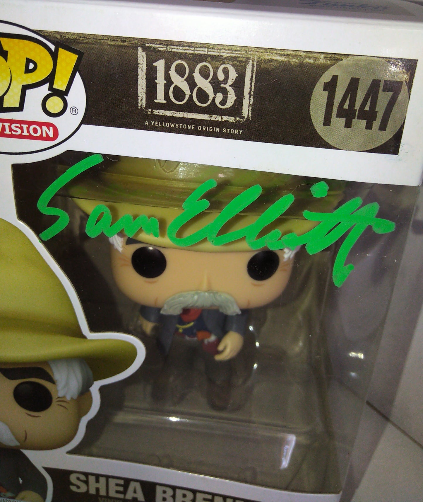 Sam Elliott Hand Signed Autograph Yellowstone 1883 Funko Pop COA