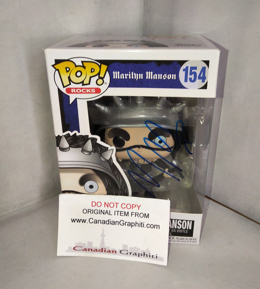 Marilyn Manson Hand Signed Autograph Funko Pop COA