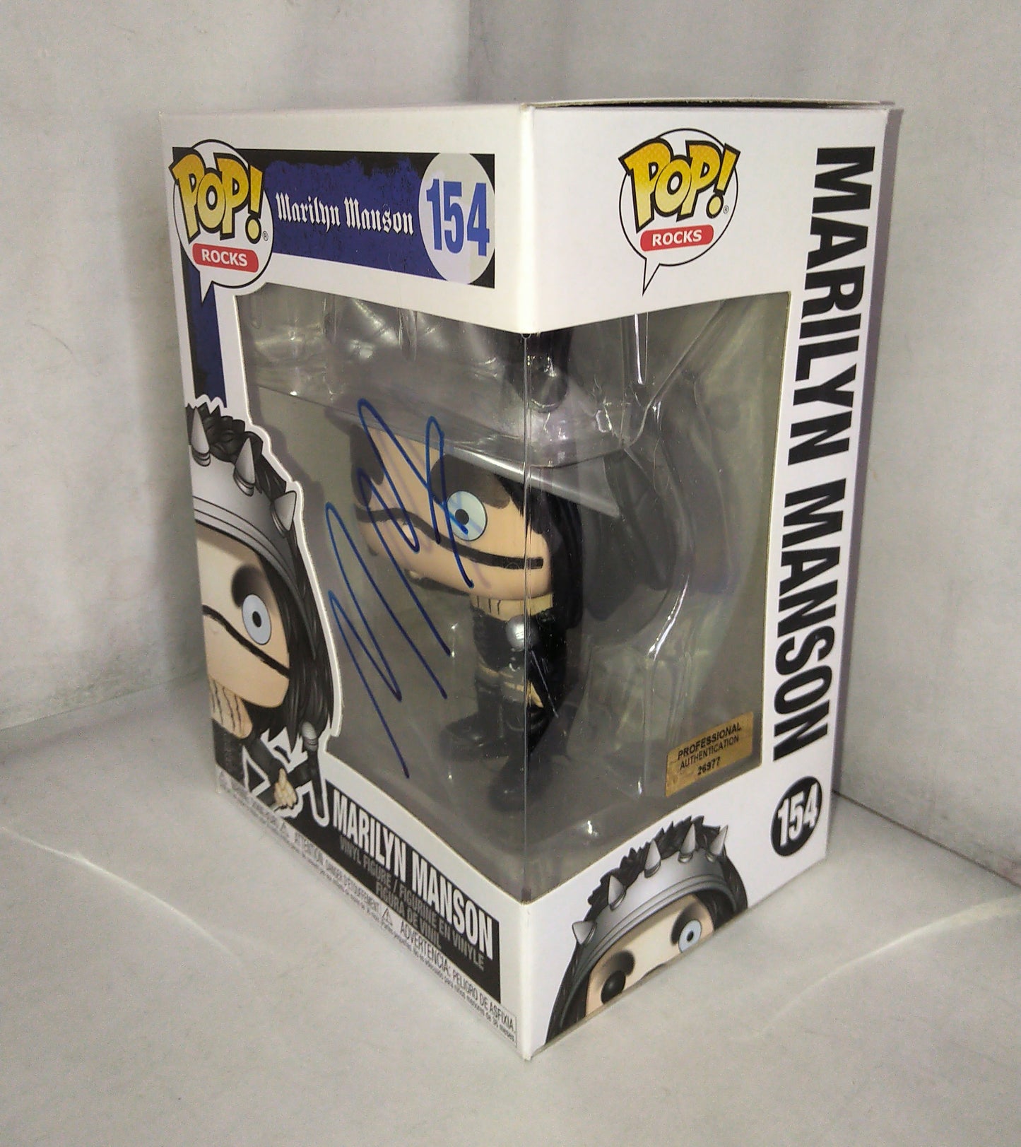 Marilyn Manson Hand Signed Autograph Funko Pop COA