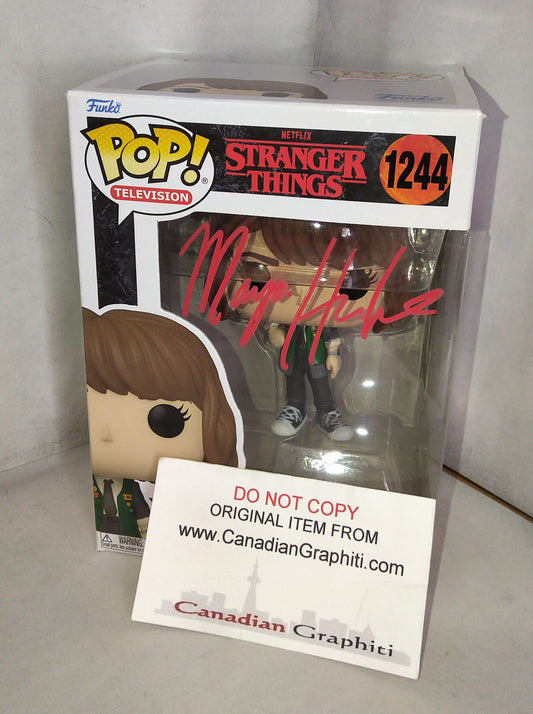 Maya Hawke Hand Signed Autograph Stranger Things Funko Pop COA