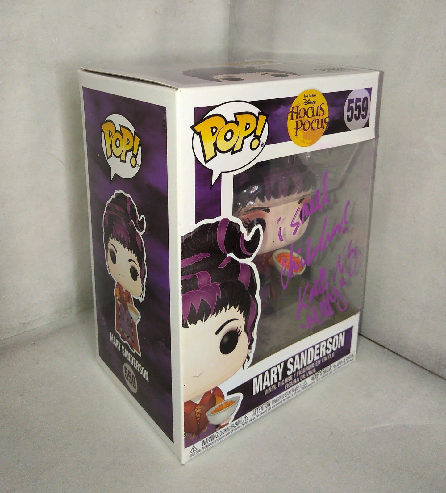 Kathy Najimy Hand Signed Autograph Hocus Pocus Funko Pop COA