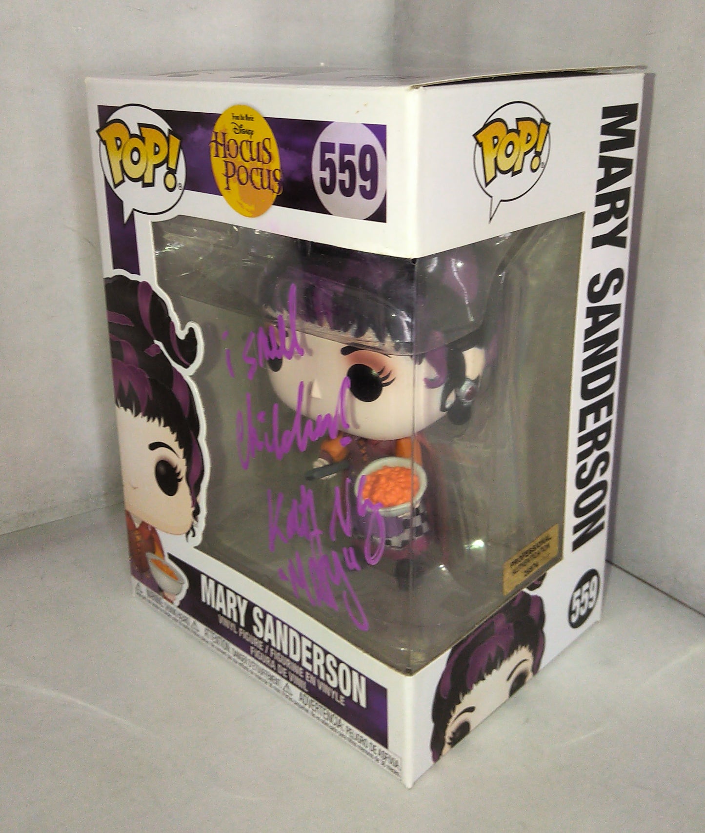 Kathy Najimy Hand Signed Autograph Hocus Pocus Funko Pop COA