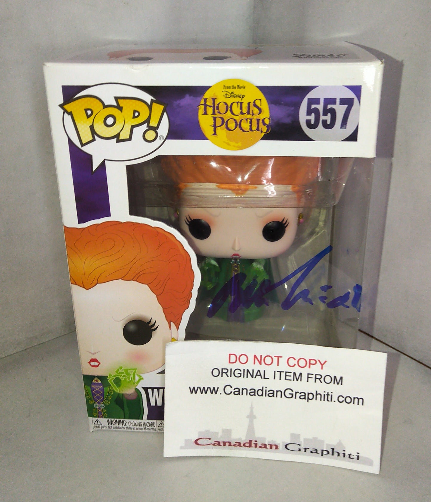 Bette Midler Hand Signed Autograph Hocus Pocus Funko Pop COA