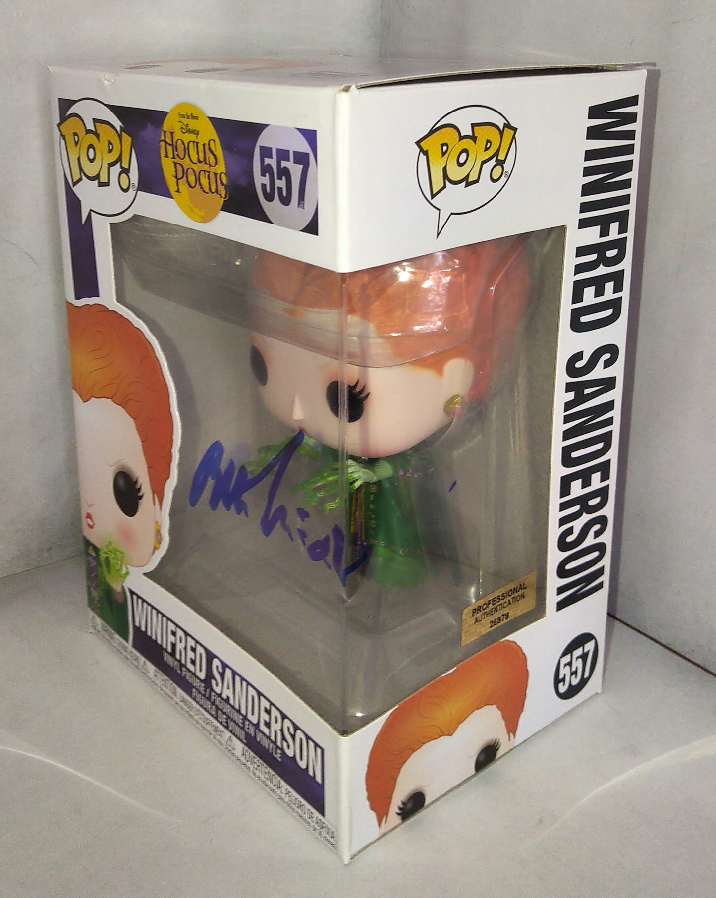 Bette Midler Hand Signed Autograph Hocus Pocus Funko Pop COA