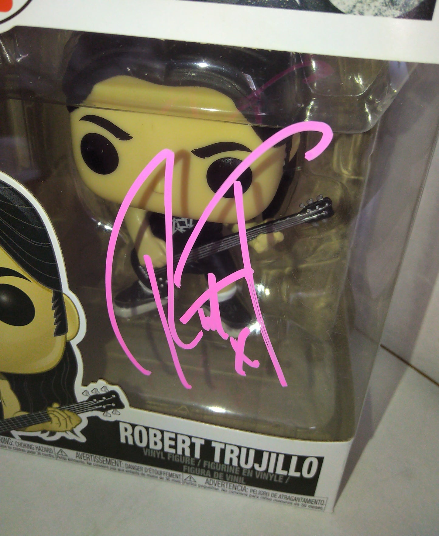 Robert Trujillo Hand Signed Autograph Funko Pop COA Metallica