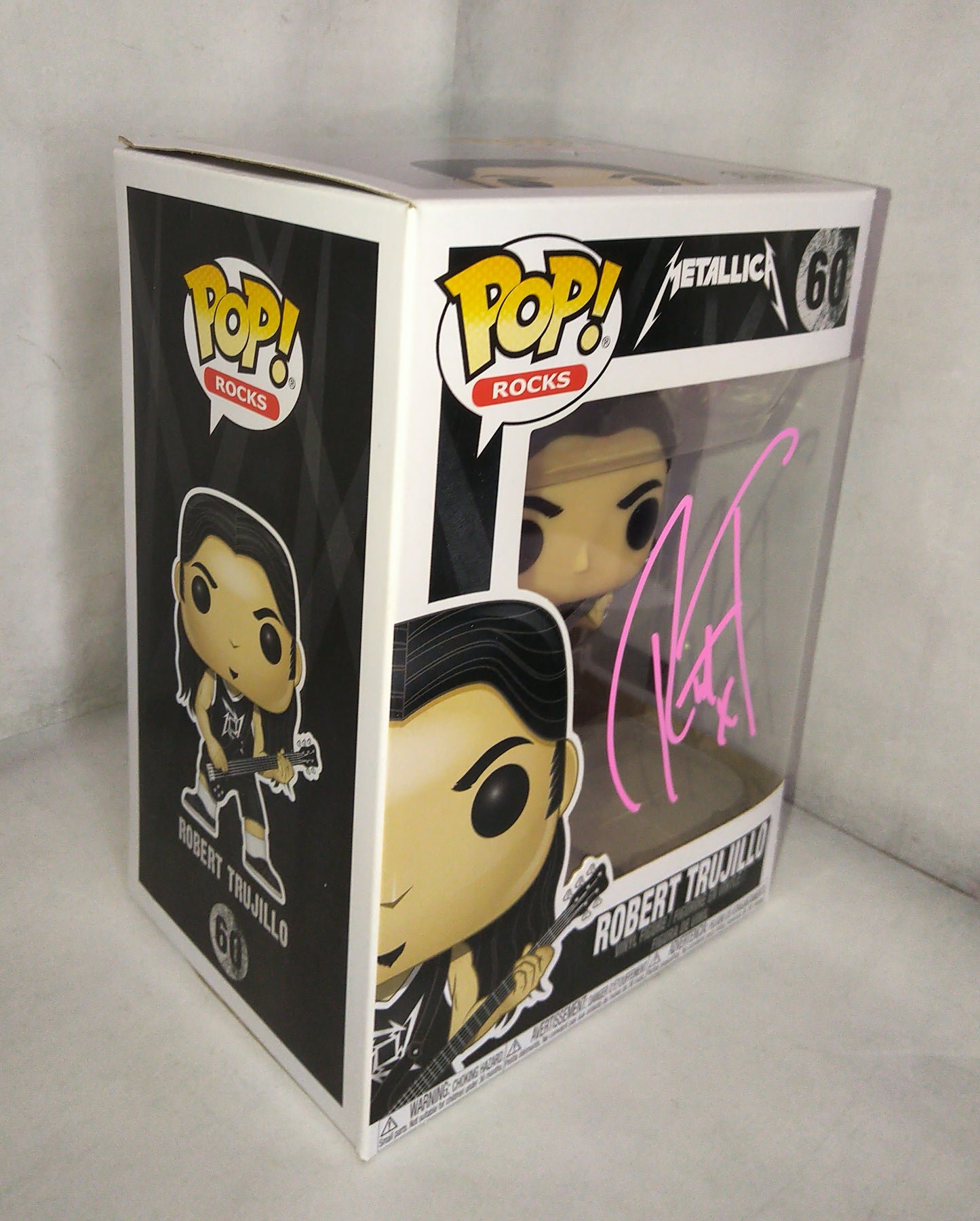 Robert Trujillo Hand Signed Autograph Funko Pop COA Metallica