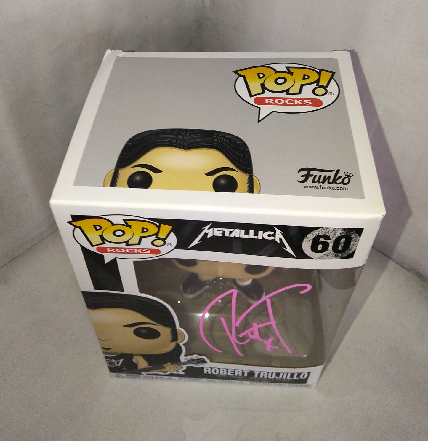 Robert Trujillo Hand Signed Autograph Funko Pop COA Metallica