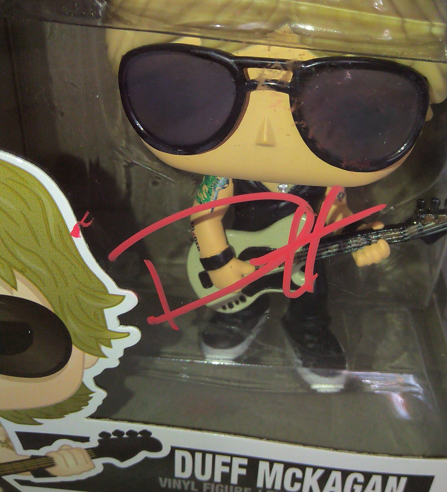 Duff McKagan Hand Signed Autograph Funko Pop COA Guns N Roses